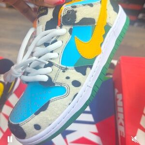 Nike Dunk Low Cow Print Sneakers